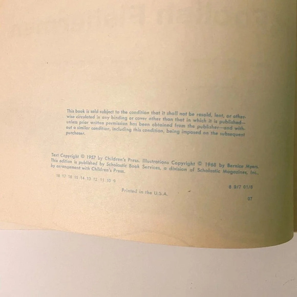 Vintage 1968 Six Foolish Fisherman Scholastic Book by Benjamin Elkin - Picture 8 of 13